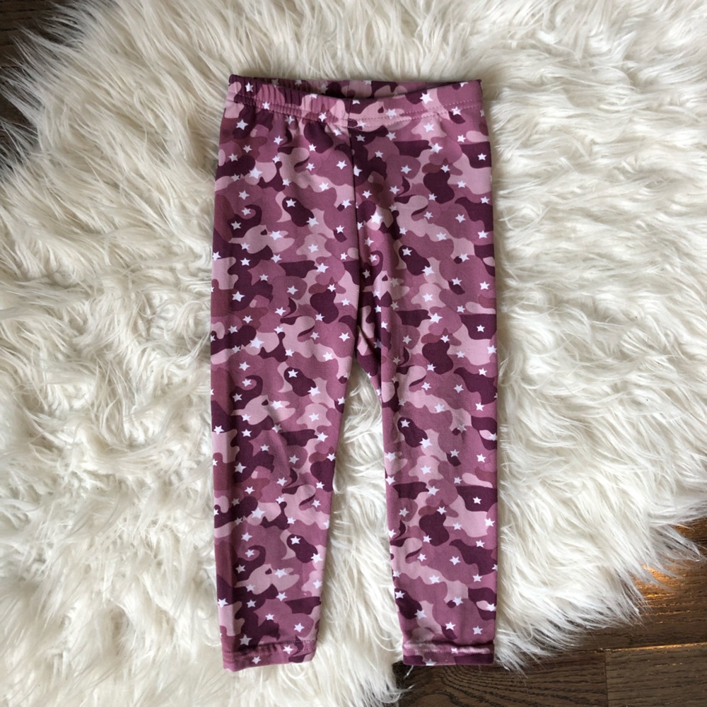 2T Purple Camo Leggings